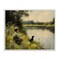 Stupell Industries Boy & Puppy Fishing Framed Giclee, design by Arlington Prints